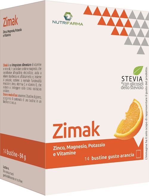 ZIMAK 14 BUSTINE 6 G ARANCIO - Farmacia Mortise