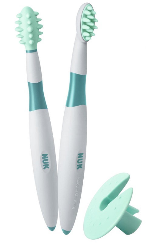 NUK SET 2 DENTARUOLI + ANELLO DI PROTEZIONE - Farmacia Mortise