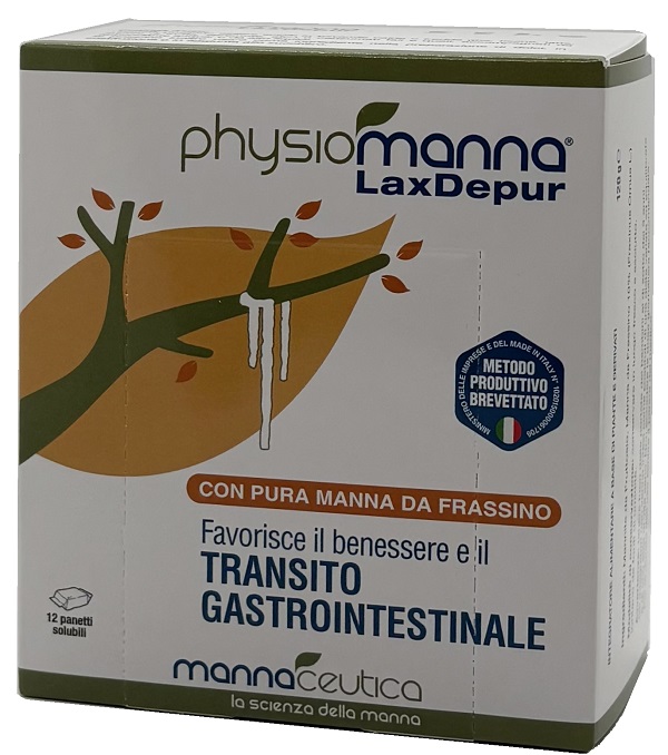 PHYSIOMANNA LAXDEPUR MANNITE DUFOUR 12 PANETTI SOLUBILI DA 10 G - Farmacia Mortise