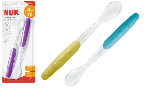 NUK CUCCHIAINO MORBIDO IN SILICONE 2 PEZZI - Farmacia Mortise