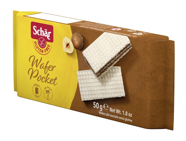 SCHAR WAFER POCKET ALLA NOCCIOLA 50 G - Farmacia Mortise