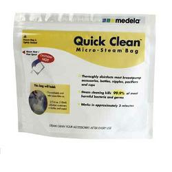 QUICK CLEAN SACCA PER STERILIZZAZIONE A MICROONDE 5 PEZZI - Farmacia Mortise