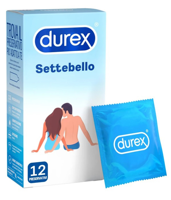 PROFILATTICO DUREX SETTEBELLO CLASSICO 12 PEZZI - Farmacia Mortise