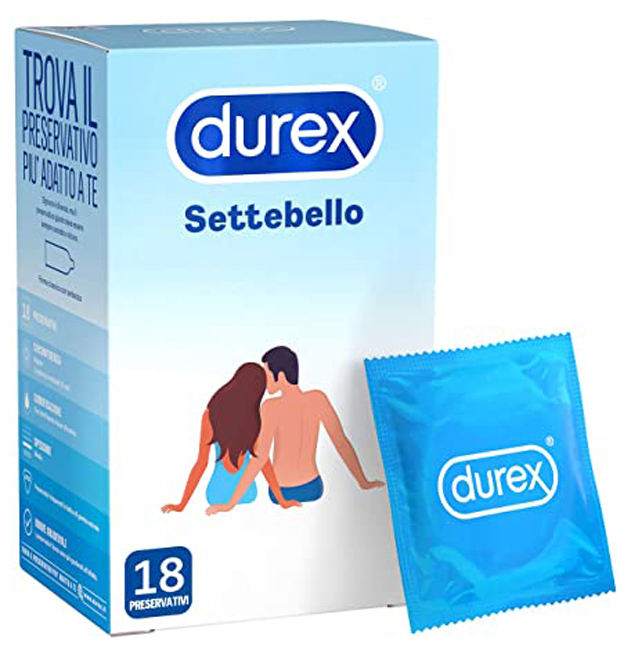 PROFILATTICO DUREX SETTEBELLO CLASSICO 18 PEZZI - Farmacia Mortise