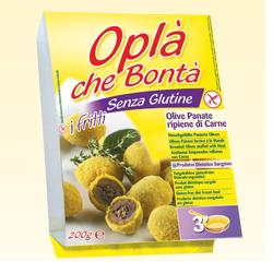 OPLA CHE BONTA OLIVE VERDI RIPIENE CON CARNE SURGELATE 200 G - Farmacia Mortise