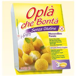 OPLA CHE BONTA MOZZARELLINE PANATE SURGELATE SENZA GLUTINE 200 G - Farmacia Mortise