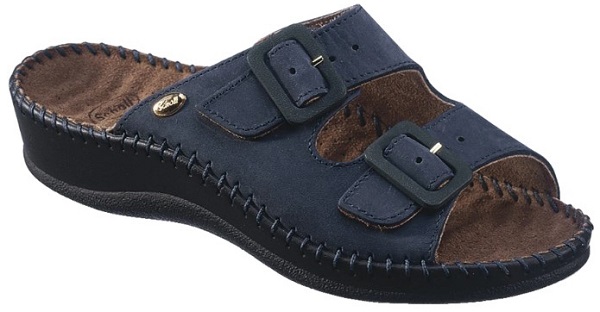 WEEKEND NUBUCK WOMENS MASSAGE NAVY BLUE 39 - Farmacia Mortise