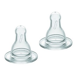 TETTARELLA SLOW FLUSSO LENTO IN SILICONE 2 PEZZI - Farmacia Mortise