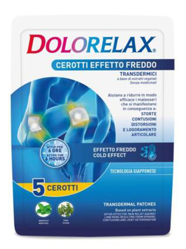 DOLORELAX CEROTTO EFFETTO FREDDO 5 PEZZI - Farmacia Mortise