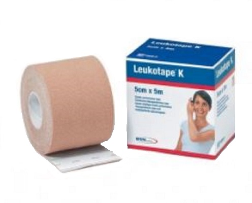 BENDA ADESIVA LEUKOTAPE K PER TAPING FISIOTERAPICO LARGHEZZA 5 CM LUNGHEZZA 5 M COLOR CARNE IN ROTOLO - Farmacia Mortise