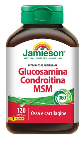 JAMIESON GLUCOSAMINA CONDROITINA MSM 120 COMPRESSE - Farmacia Mortise