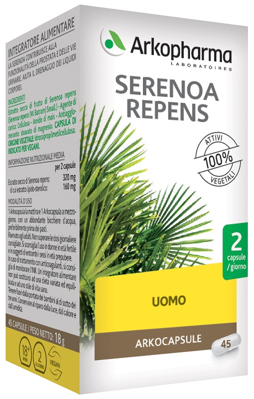 SERENOA REPENS 45 CAPSULE - Farmacia Mortise
