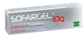 SOFARGEL GEL CON SULFADIAZINA ARGENTICA 10 G - Farmacia Mortise