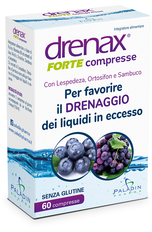 DRENAX FORTE MIRTILLO 60 COMPRESSE - Farmacia Mortise