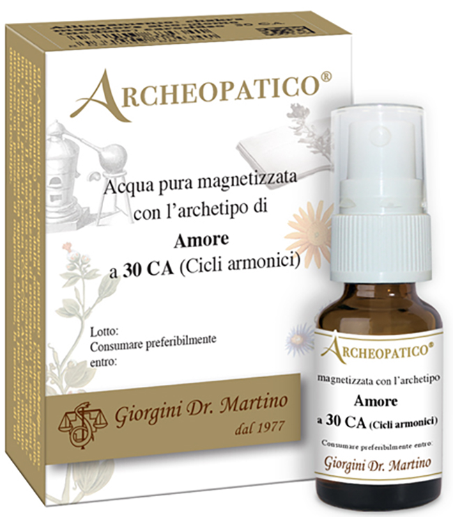 ARCHEOPATICO ACQUA PURA MAGNETIZZATA CON ARCHETIPO AMORE A 30 CICLI ARMONICI 10 ML - Farmacia Mortise
