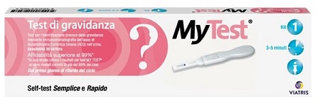 TEST DI GRAVIDANZA RAPIDO HCG MYTEST 1 PEZZO - Farmacia Mortise