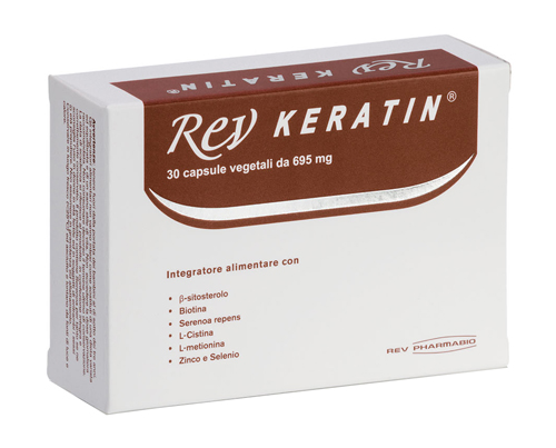REV KERATIN 30 CAPSULE - Farmacia Mortise