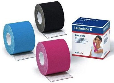 BENDA ADESIVA LEUKOTAPE K PER TAPING FISIOTERAPICO LARGHEZZA 5 CM LUNGHEZZA 5 M COLORE AZZURRO IN ROTOLO - Farmacia Mortise