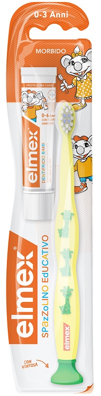 ELMEX SPAZZOLINO BIMBI EDUCATIVO NEW 0-3 ANNI - Farmacia Mortise