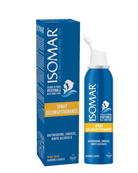ISOMAR NASO CHIUSO SOLUZIONE ACQUA DI MARE IPERTONICA PER DECONGESTIONE NASO CHIUSO 50 ML - Farmacia Mortise