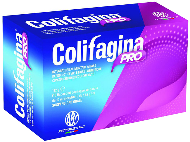 COLIFAGINA PRO 10 FLACONCINI TAPPO SERBATOIO - Farmacia Mortise