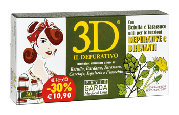 3D IL DEPURATIVO 30 COMPRESSE - Farmacia Mortise