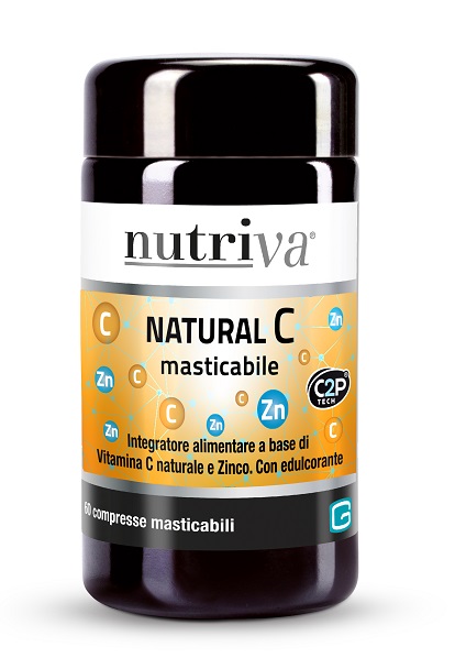 NUTRIVA NATURAL C 60 COMPRESSE MASTICABILI - Farmacia Mortise