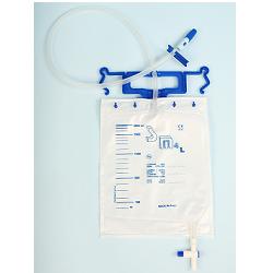 SACCA DI DRENAGGIO DA LETTO PER INCONTINENZA SECURDRAINVIA CIRCUITO CHIUSO SM4L 2LITRI TUBO 130CM STERILE 1PEZZO - Farmacia Mortise