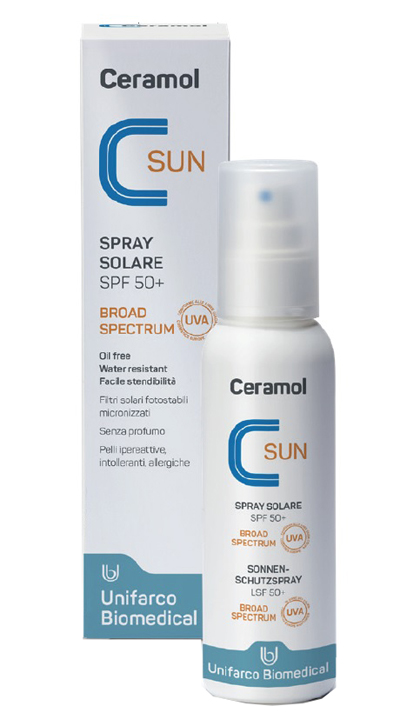 CERAMOL SUN SPRAY SPF 50+ 125 ML - Farmacia Mortise