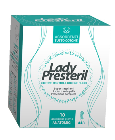 LADY PRESTERIL ANATOMICO POCKET 10 PEZZI - Farmacia Mortise