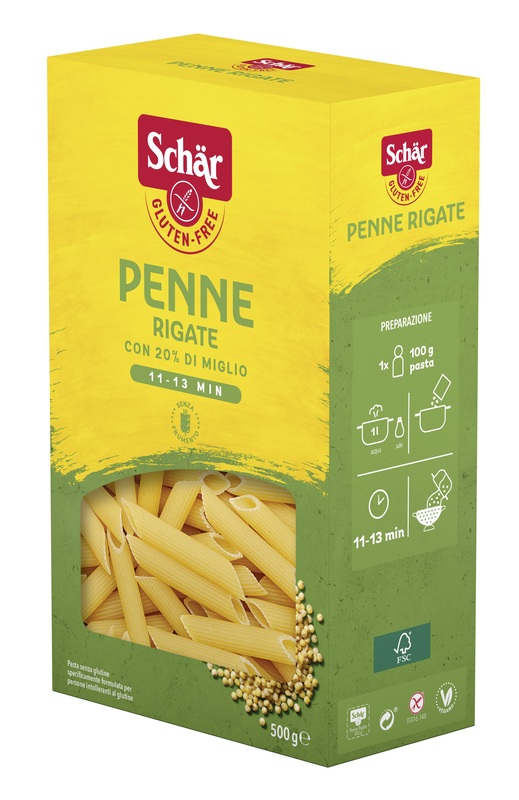 SCHAR PENNE RIGATE 500 G - Farmacia Mortise