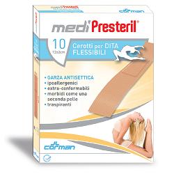 CEROTTO PER DITA MEDIPRESTERIL FLESSIBILE 12X2CM 10 PEZZI - Farmacia Mortise