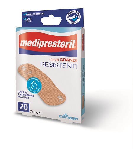 CEROTTI ASSORTITI MEDIPRESTERIL RESISTENTI 40 PEZZI - Farmacia Mortise