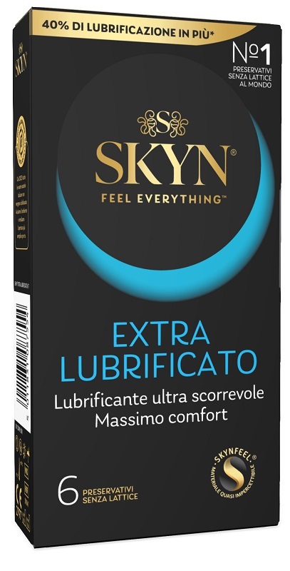 PROFILATTICO SKYN EXTRA LUBRIFICATO 6 PEZZI - Farmacia Mortise