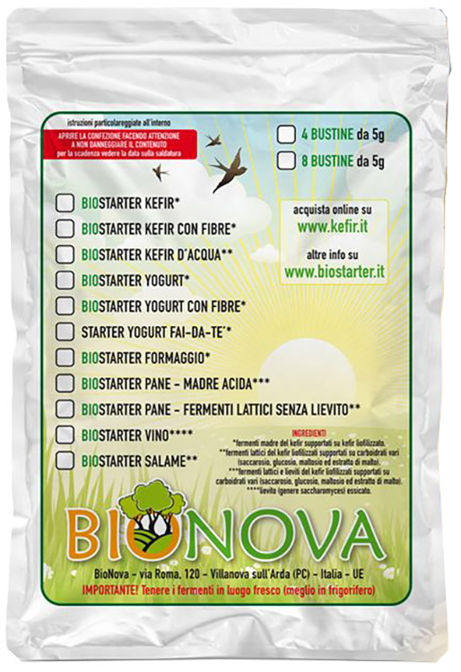 BIOSTARTER PER KEFIR D'ACQUA - Farmacia Mortise