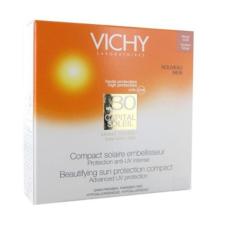VICHY CAPITAL SOLEIL COMPACT CLAIRE 30 10 G - Farmacia Mortise