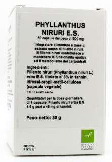 PHYLLANTHUS NIRURI ESTRATTO SECCO 60 CAPSULE - Farmacia Mortise