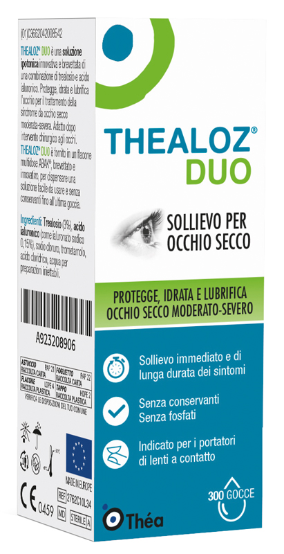 THEALOZ DUO SOLUZIONE OCULARE FLACONE 10 ML - Farmacia Mortise