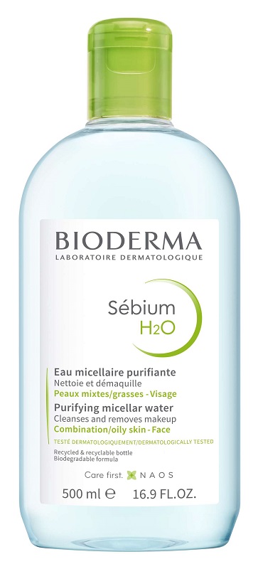 SEBIUM H2O ACQUA MICELLARE DETERGENTE PURIFICANTE 500 ML - Farmacia Mortise