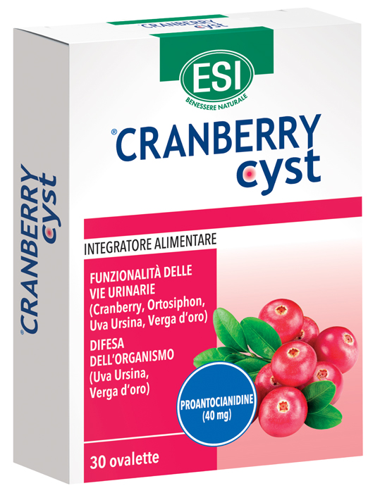 ESI CRANBERRY CYST 30 OVALETTE - Farmacia Mortise