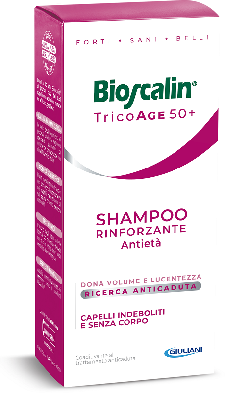 BIOSCALIN TRICOAGE SHAMPOO RINFORZANTE ANTIETA' 200 ML - Farmacia Mortise