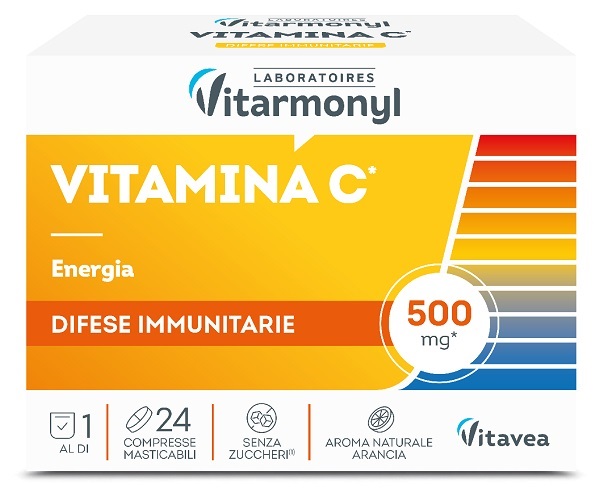 VITAMINA C 500 MG 24 CAPSULE TUBO 60 G - Farmacia Mortise