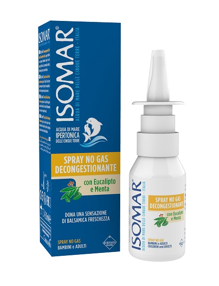 ISOMAR SOLUZIONE ACQUA MARE NASO IPERTONICA NASO SPRAY DECONGESTIONANTE 30 ML - Farmacia Mortise