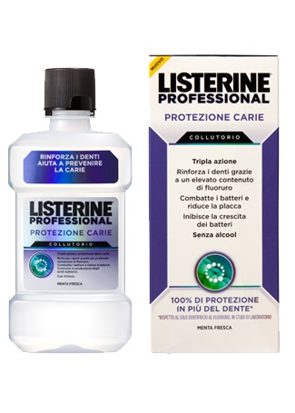LISTERINE PROFESSIONAL PROTEZIONE CARIE 250 ML - Farmacia Mortise