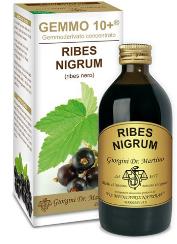 GEMMO 10+ RIBES NERO 200 ML LIQUIDO ANALCOLICO - Farmacia Mortise