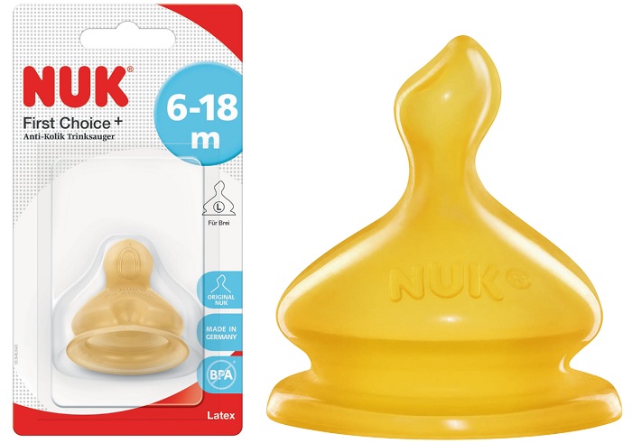 NUK FIRST CHOICE+ TETTARELLA IN LATTICE MISURA 6-18 MESI LARGE 2 PEZZI - Farmacia Mortise