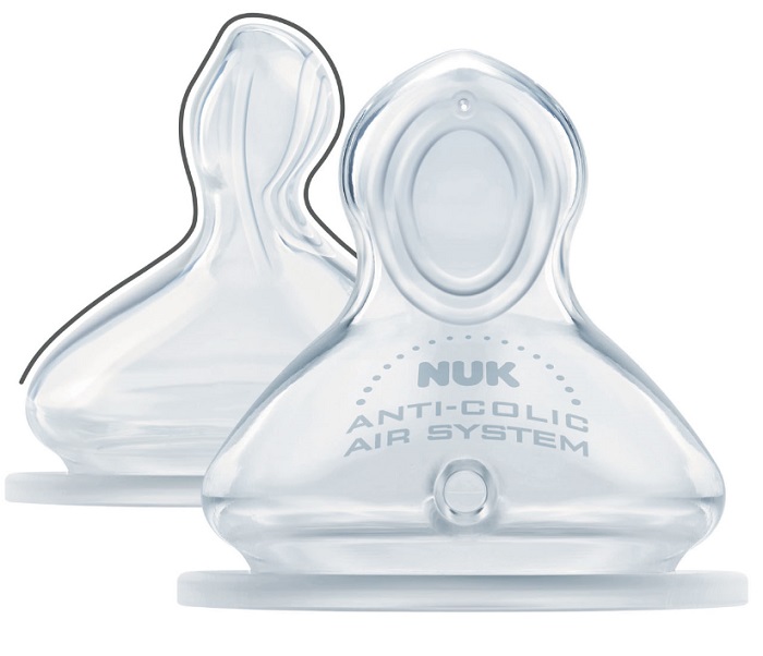 NUK FIRST CHOICE+ TETTARELLA IN SILICONE 6-18 MESI MISURA LARGE 2 PEZZI - Farmacia Mortise