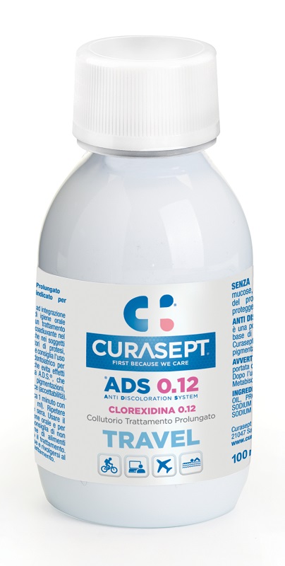 CURASEPT COLLUTORIO 0,12 TRAVEL ADS 100 ML - Farmacia Mortise