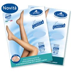 SAUBER CALZA AUTOREGGENTE 70 DENARI MAGLIA MICRORETE NEUTRO BEIGE 3 LINEA CLASSICA - Farmacia Mortise