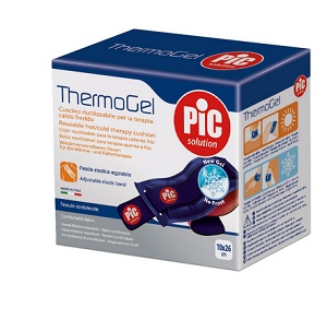 THERMOGEL CUSCINO TERAPIA CALDO FREDDO 10X26 CM CON FASCIA ELASTICA - Farmacia Mortise